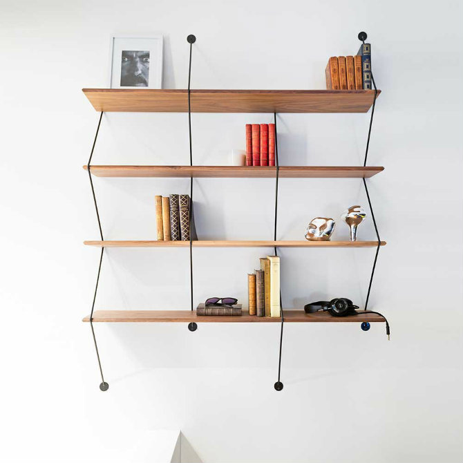 Creative Product Design 2014 La Chance the Climb shelf holding precious books - photo Felix Forest