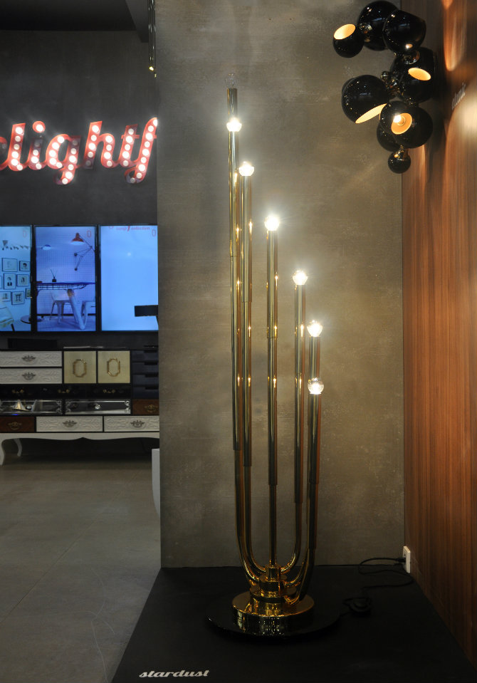 Delightfull Unique Revolving Lamps: Bohème Chic Stardust Floor