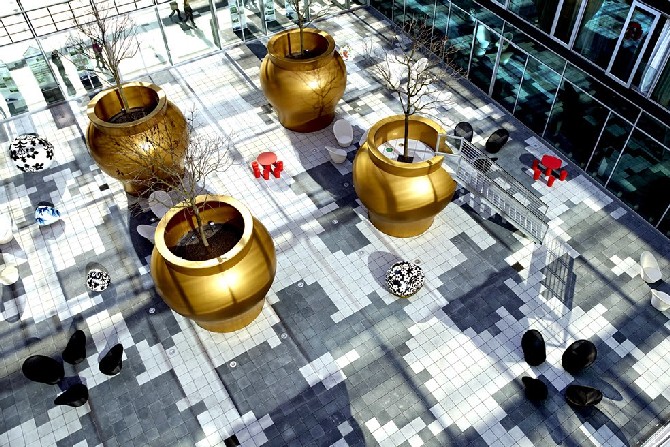 15 Luxuriois interior designs by M.Wanders  Kameha Grand Bonn hotel hallway