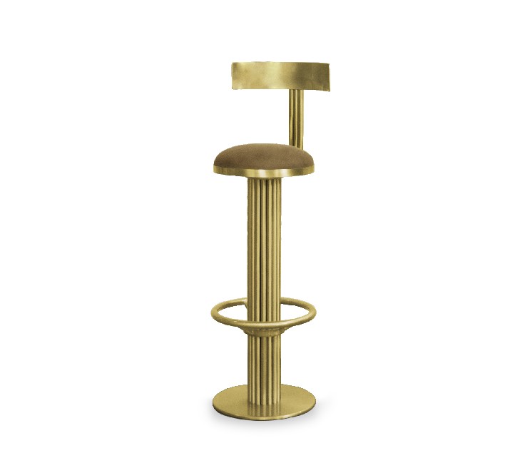 Living Room Design Trends: brass details