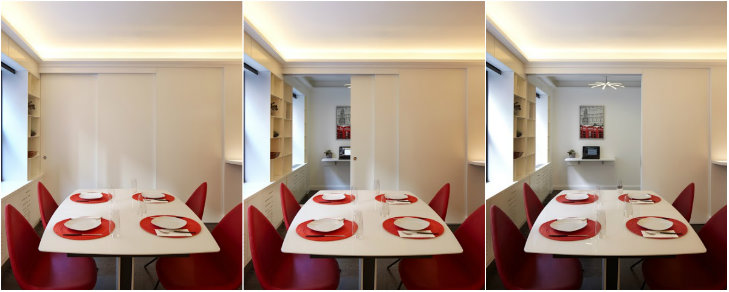 kitchen 790square foot Upper East Side apartment by millennial Daniel Sperling