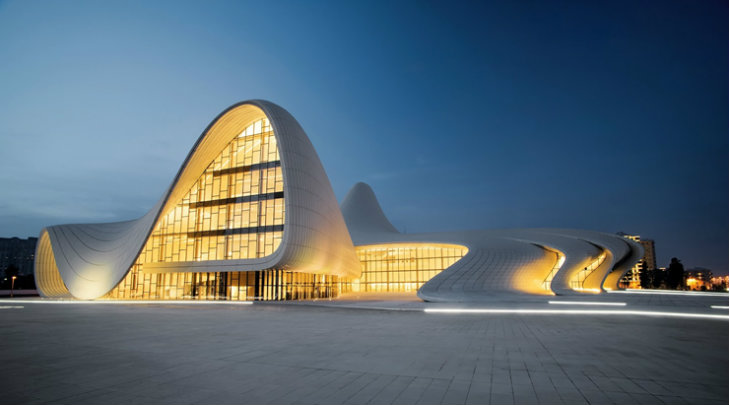 Hadid Buildings let's celebrate the architect's legacy Heydar Aliyev Cultural Centre, Baku, Azerbaijan, by Zaha Hadid2