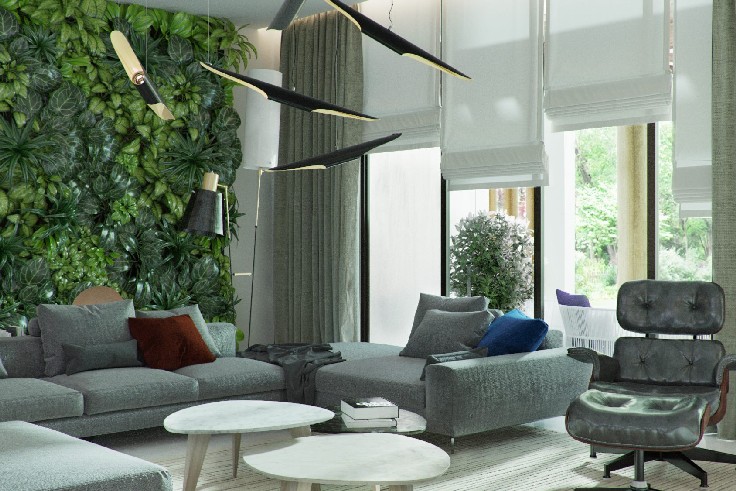 A CONTEMPORARY LIVING ROOM PROJECT NAMED ECO ATRIUM