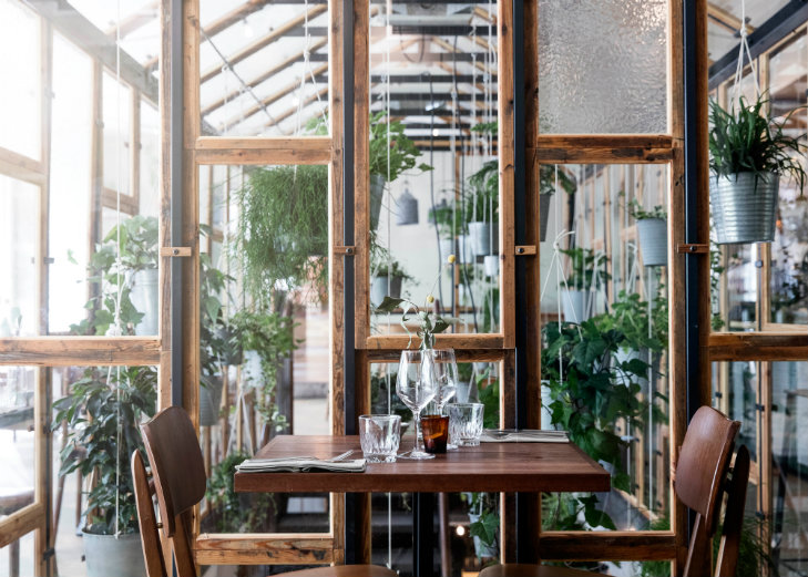 Genbyg creates indoor garden made of recycled materials (1)