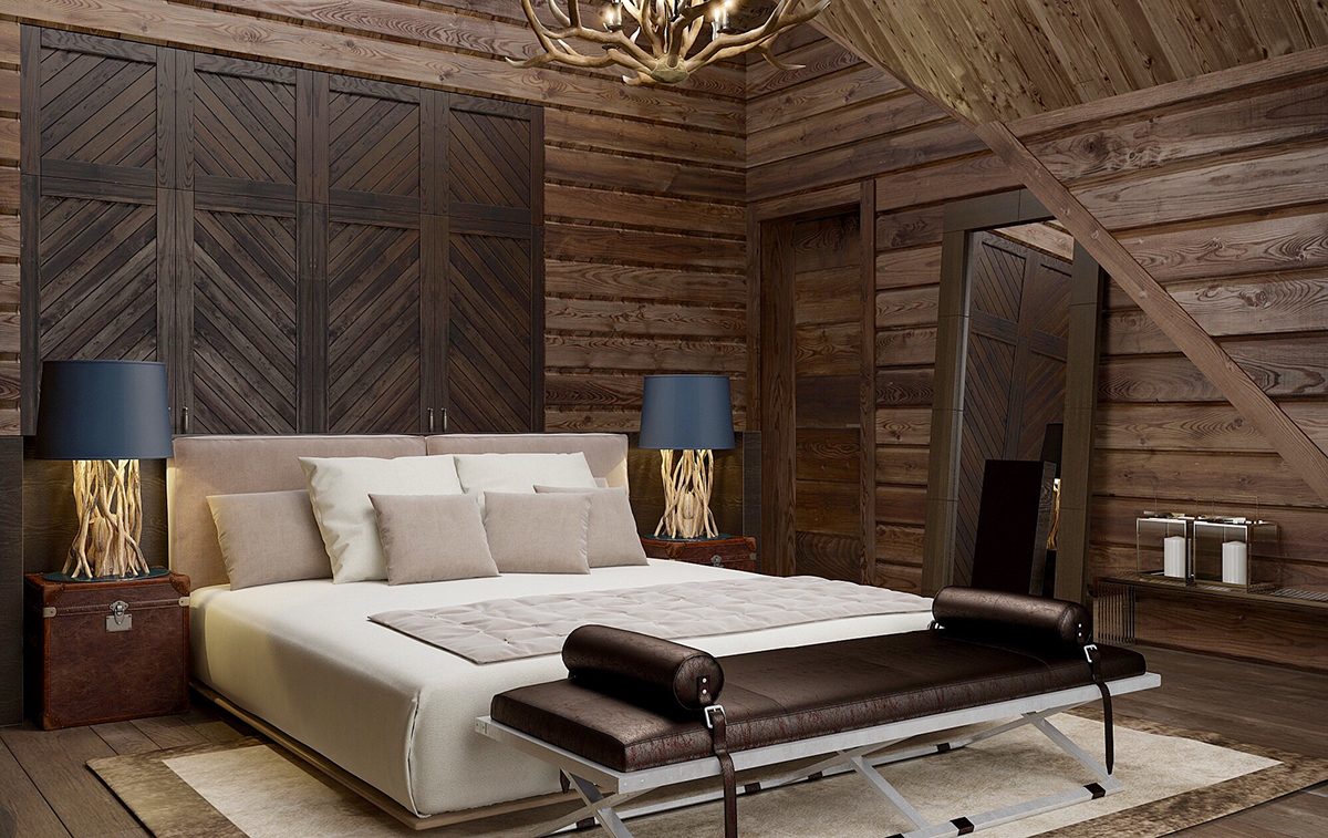 Unique decorating ideas: Modern Chalet by Olga Protsenko