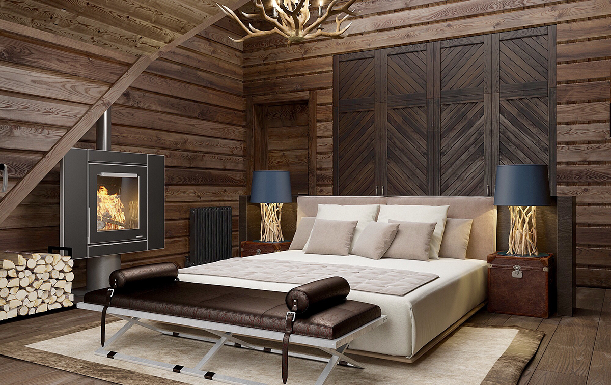 Unique decorating ideas: Modern Chalet by Olga Protsenko