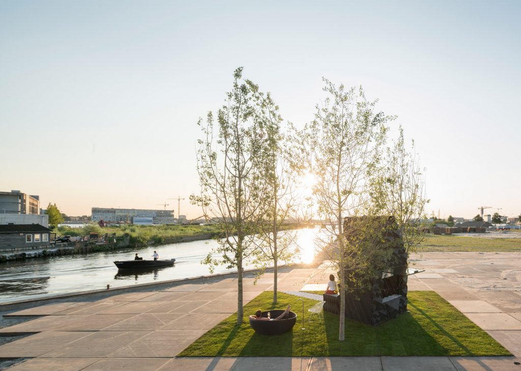 DUS Architects created a 3D printed cabin in Amsterdam