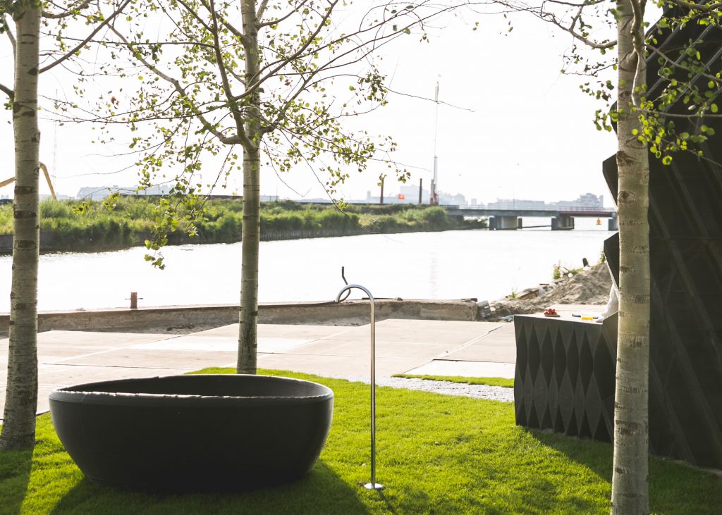 DUS Architects created a 3D printed cabin in Amsterdam