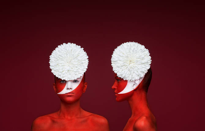 ALEXANDER KHOKHLOV & VERONICA ERSHOVA'S BODY PAINTED ILLUSIONS 670