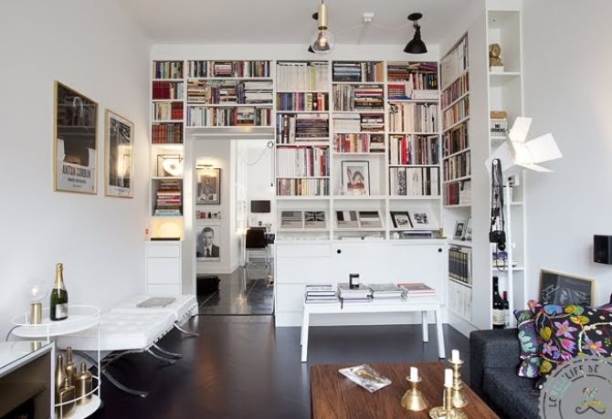 black and white decor
