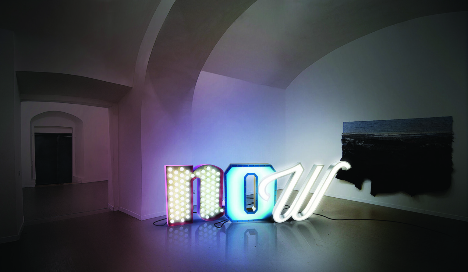 Dazing any outdoor decor, this neon light marquee lighting designs makes a lasting impression. The lighting is dim due to the blue acrylic coating that brings softness to the whole lighting design. With a height of 1 meter, this marquee lighting design can be floor lamp or a wall mounted. The marquee lamp that can customizable on demand, is available on a mini version