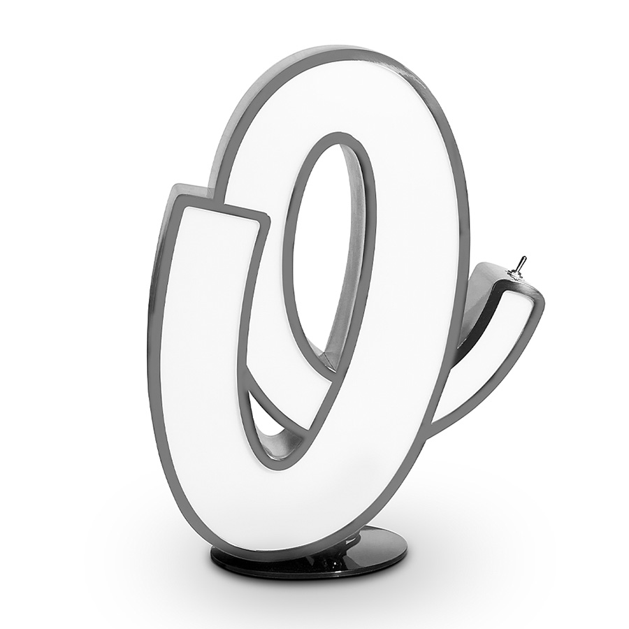 The subtle art of the marquee letter O is amazing. A delicate piece in the Graphic Collection, the letter O is handmade with utmost care in acrylic and Aluminium and is fitting for exterior and interior lighting projects. Appropriate for floor or to hang in the wall, the black anodized frame is extremely resistant to wear and tear and its available in a mini version and customizable on demand.