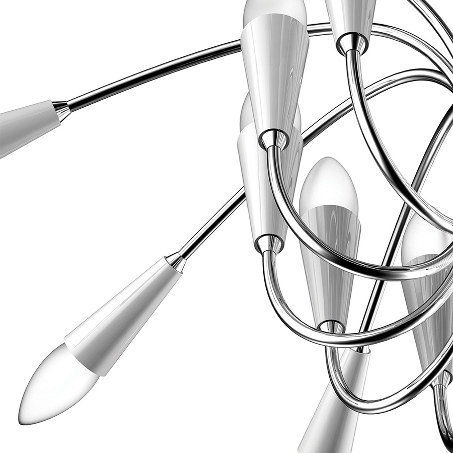 Drawing inspiration from one of the most acclaimed jazz singers of all time, DelightFULL’s designers created Aretha modern chandelier. It is a contemporary reinterpretation of mid-century lighting design classics that were used in the 50s and 60s. The body is 100% handmade in brass and the several bulb holders are made of Aluminium. A unique lighting design that will brighten your home décor or contract project.