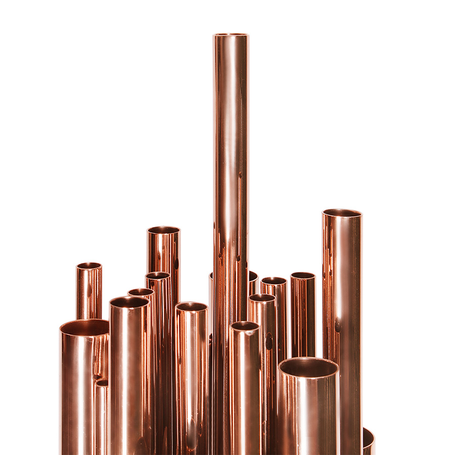 Dave Brubeck was the inspiration for one of DelightFULL’s more luxurious floor lamps. The art deco floor lamp represents in every single detail the way the jazz pianist musician blended very demanding rhythmic structures with improvisation in expressive and accessible ways. Therefore, in this lighting design, you can find asymmetrical gold plated tubes in order to attribute a contemporary lighting effect.