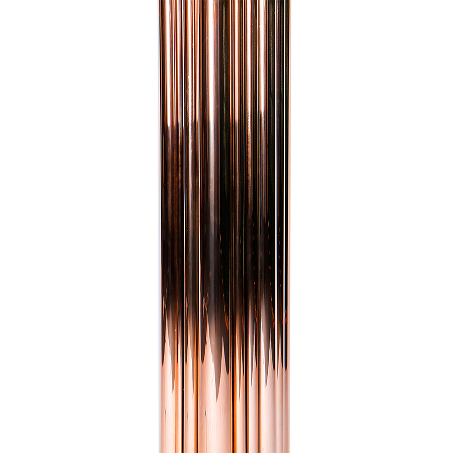 Dave Brubeck was the inspiration for one of DelightFULL’s more luxurious floor lamps. The art deco floor lamp represents in every single detail the way the jazz pianist musician blended very demanding rhythmic structures with improvisation in expressive and accessible ways. Therefore, in this lighting design, you can find asymmetrical gold plated tubes in order to attribute a contemporary lighting effect.