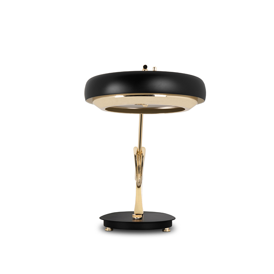 Carter desk, inspired by the icon Ron Carter is another addition to the Carter lighting family. The mid-century desk lamp has a soft casting light that will illuminate your home office design or workspace. With a stilnovo style, this mid-century desk lamp will maximize your workspace and prioritize your ambience. Perfect for a modern hotel lobby, this vintage modern desk lamp is handmade in brass, steel and aliminium with handmade detailing.