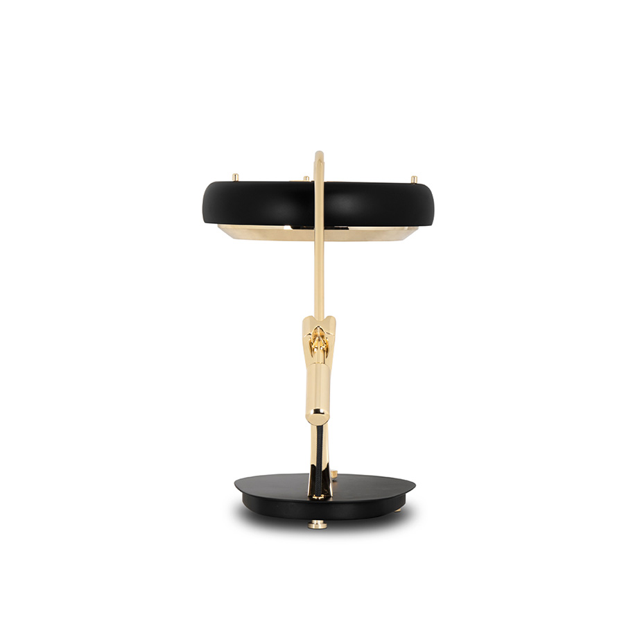 Carter desk, inspired by the icon Ron Carter is another addition to the Carter lighting family. The mid-century desk lamp has a soft casting light that will illuminate your home office design or workspace. With a stilnovo style, this mid-century desk lamp will maximize your workspace and prioritize your ambience. Perfect for a modern hotel lobby, this vintage modern desk lamp is handmade in brass, steel and aliminium with handmade detailing.