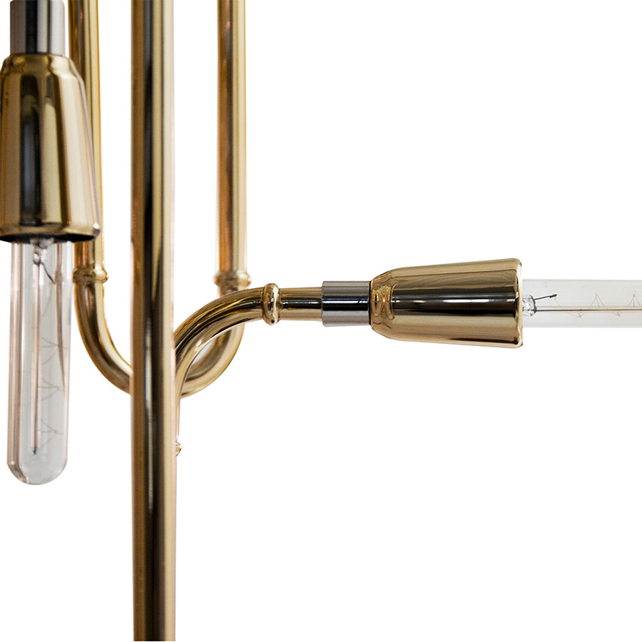 With an expressive harmonic beauty, Clark modern pendant light is one of DelightFULL’s most iconic pieces. This seemingly minimal lamp is handmade in brass, using the classic method of bending the brass twice into a rounded oblong shape, which allows for a bright cast of light. The standard finish is gold-plated, but it can also be customized in copper, nickel, or even receive an aged brass finish.