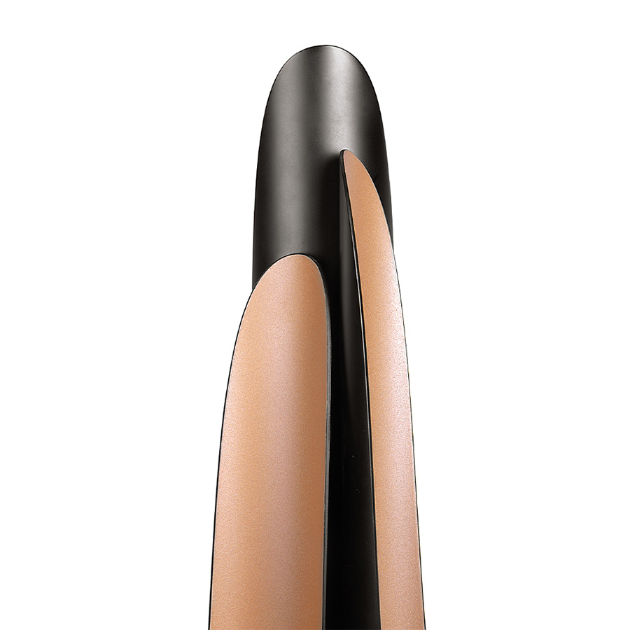 The mid-century Coltrane table light is a modern lighting fixture, which embodies the contemporary principles of minimalism. With this in mind, DelightFULL’s designers came up with a minimal black table lamp with three tubes that cast the most soothing glaze. This modern desk lamp is handmade in brass and steel, with a gold-plated base that is topped up with a matte black finish on the three shades. It serves as a great bedside table lamp, as well as a unique entryway table light.