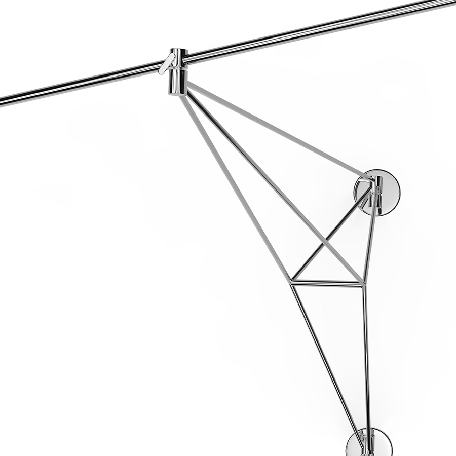 Diana is a vintage industrial wall lamp, inspired by the classic designs of the mid-century modern age. A true industrial design icon, Diana has a mount and swing arm handmade in brass, with a lamp shade made in Aluminium. The counterweight we find at the extremity is made out of steel for a more secure grip.
