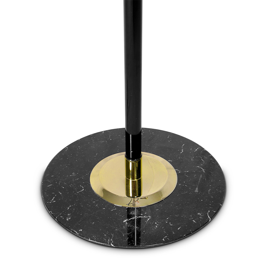 Duke Ellington has been an inspiration to the world to many artists and musicians. Therefore, DelightFULL’s designers have decided to pay a tribute to this iconic jazz musician and create Duke floor lamp. With a short silhouette and a single swing, Duke floor lamp is a retro-styled accessory for every single mid-century modern interior design. Each cone lamp shade is conducted by a brass arm and its counter-weight.