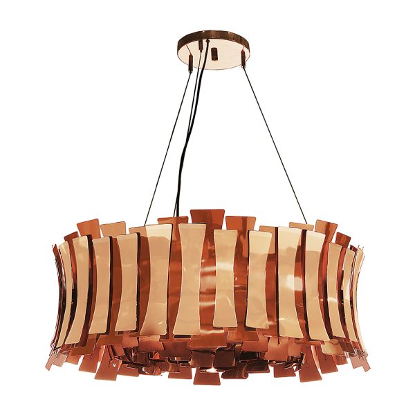 Inspired by the feminine glow cast by one of the greatest jazz singers of all times, DelightFULL has created Etta round suspension. It is a sophisticated and very functional chandelier lighting design suited for the most luxurious settings you can think of. It is handmade in brass, with the additional unique feature of each one of its leaves being shaped and assembled by hand.