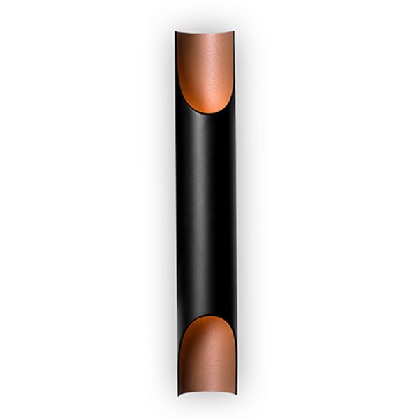 Meet Galliano, a special modern wall lamp with a minimalist style that allows you to fit it in every room of your home, regardless the style of your interior design. It’s not coincidence that this wall lamp is one of DelightFULL’s top best sellers. Made of iron with a matte black exterior and a gold powder paint interior finishing, Galliano produces a unique lighting effect when you see light being casted thought its pipes.