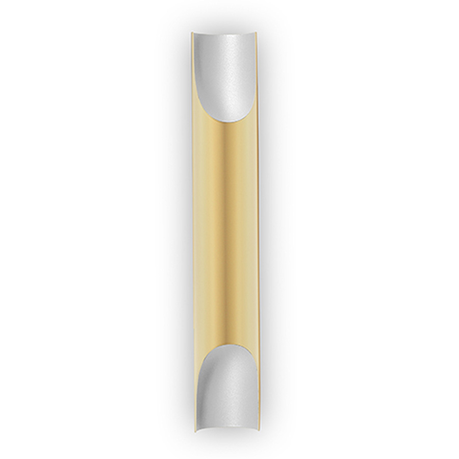 Meet Galliano, a special modern wall lamp with a minimalist style that allows you to fit it in every room of your home, regardless the style of your interior design. It’s not coincidence that this wall lamp is one of DelightFULL’s top best sellers. Made of iron with a matte black exterior and a gold powder paint interior finishing, Galliano produces a unique lighting effect when you see light being casted thought its pipes.