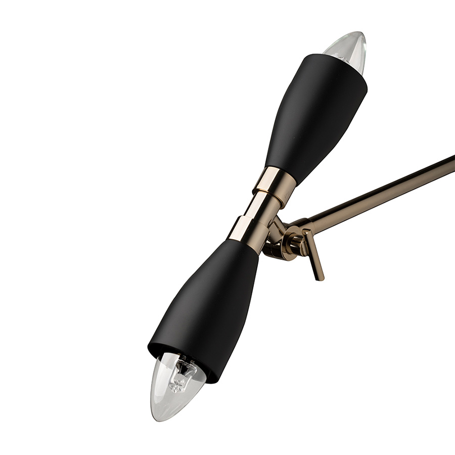 Inspired by the iconic mid-century era, Hank suspension light brings a graceful, organic shape to any room. Perfect for a mid-century modern interior, this lighting design offers the open look that is a great choice for today’s demand of stylish interior. This dazzling lamp has its body in brass and its shade in Aluminium.