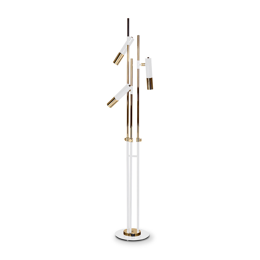 Strict northern design rules meet a southern taste. Characterized by the rhythmic composition of its elements, minimalist shapes, and clean lines, Ike floor lamp is the result of a collaboration between a Dutch designer and DelightFULL’s designer's team. Light up your Nordic style living room, bedroom or office with this 70” minimalist floor lamp.