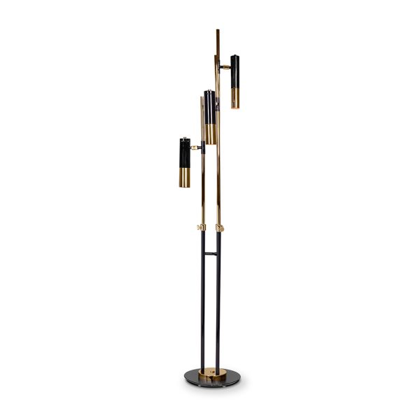 Strict northern design rules meet a southern taste. Characterized by the rhythmic composition of its elements, minimalist shapes, and clean lines, Ike floor lamp is the result of a collaboration between a Dutch designer and DelightFULL’s designer's team. Light up your Nordic style living room, bedroom or office with this 70” minimalist floor lamp.