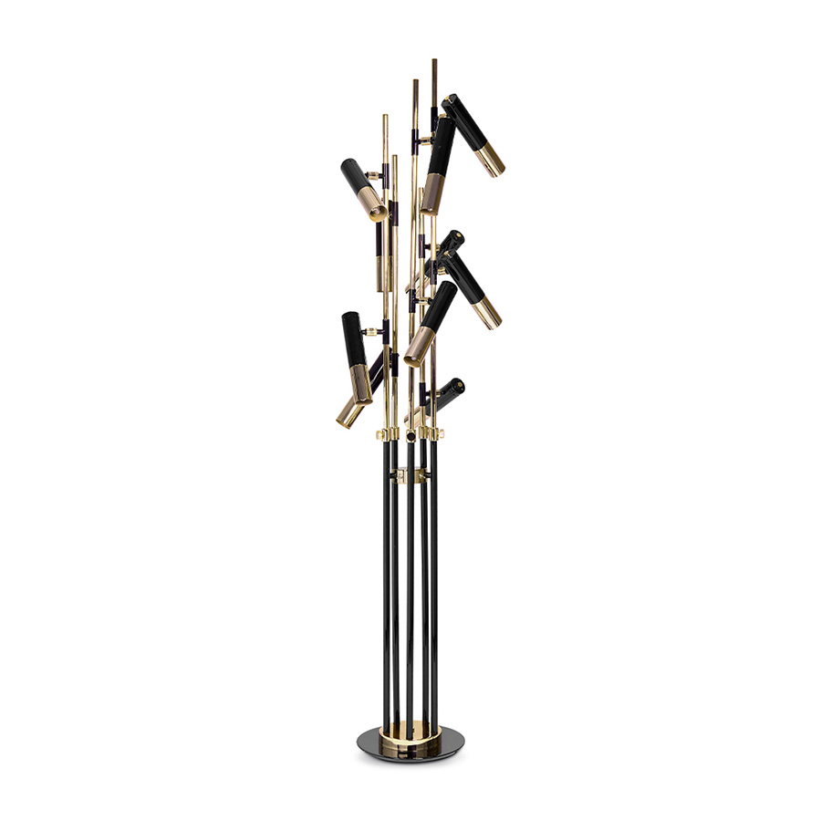 Strict northern design rules meet a southern taste. Characterized by the rhythmic composition of its elements, minimalist shapes, and clean lines, Ike floor lamp is the result of a collaboration between a Dutch designer and DelightFULL’s designer's team. Light up your Nordic style living room, bedroom or office with this 70” minimalist floor lamp.