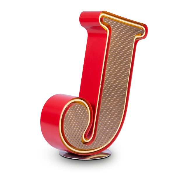 Just right. This retro style lighting design is just perfect for any vintage interior/exterior decor. Presenting itself with a sleek vintage vibe, the standard finish of this vintage marquee letter starts a new era. Follow if you are a lover of jazz and get this lamp just in time for the summer season in your outdoor or home interior project.