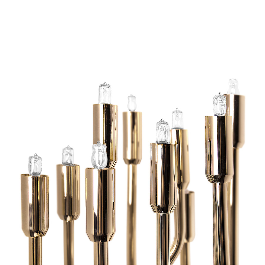 Janis is a mid-century modern table lamp inspired by one of the greatest female rock stars of the 20th century. Is a contemporary reinterpretation of the best mid-century lighting design classics. 100% handmade in brass by some of the finest artisans in Portugal, Janis has a gold-plated finish that comes to enhance its luxurious features. An unforgettable brass lighting design that sits well in a classic living room, or a modern entryway.