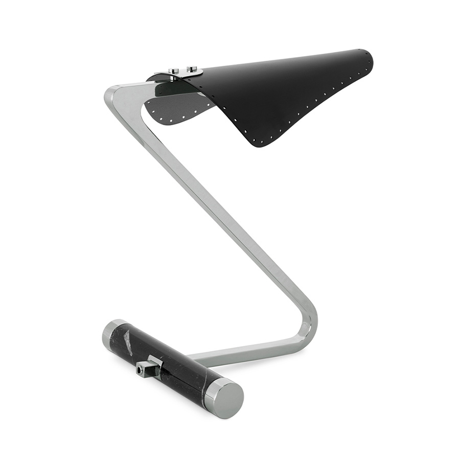 Inspired by the iconic Roland Kirk, DelightFULL's Kirk mid-century table lamp is characterized by its artisanship. Handmade with the finest materials, this exquisite mid-century modern desk lamp features brass and Aluminium with a marble touch. With timeless elegance, Kirk has the perfect shape for any home office. Versatile and adaptable this anglepoise desk lamp features a boasting design that will leave an impression.