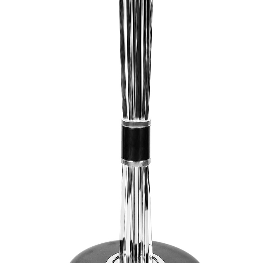 Miles table lamp is a classic mid-century modern table lamp, which brings back the sophisticated atmosphere of the 50s. The body has a copper plated finish for a more contemporary look, while the shade is lacquered a matte black on the outside and a white matte on the inside.It is essentially a copper table lamp that casts a soft glaze that will suit your modern entryway in the most flattering way.