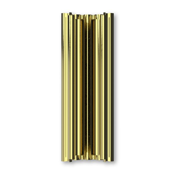 Parker is a golden wall lamp with a stilnovo sconce full of jazz groove. With a mid-century modern design and with a complex, sleek design, this mid-century modern lamp is going to fit perfectly in every single room of your home design. DelightFULL’s designers have created a modern wall sconce 100% handmade in brass with a gold plated finishes.