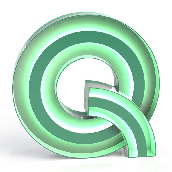 Embellished with a turquoise neon color in the bulbs, this marquee letter light will be the quizzical element in your indoor or outdoor decor. It's softness its brought by its round shape that you can put on your wall or floor, available in a mini version, this handmade marquee letter in Aluminium and acrylic has 1 height and 15 kg. Modern, bright and sophisticated, make sure to get your customizable marquee letter design on demand!