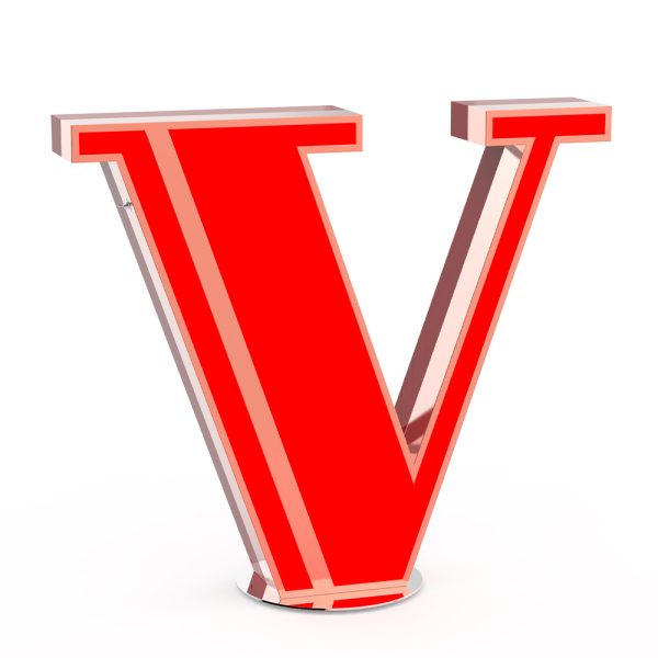 Grab the Las Vegas feeling inside or outside your design project! Inspired by the aura and authenticity of the city of lights this sophisticated lighting design has a copper plated and red frame that can be customizable on demand. Available in a mini version, the vivid colours reflect a state of being, creating an energetic atmosphere. Handmade in copper and acrylic.