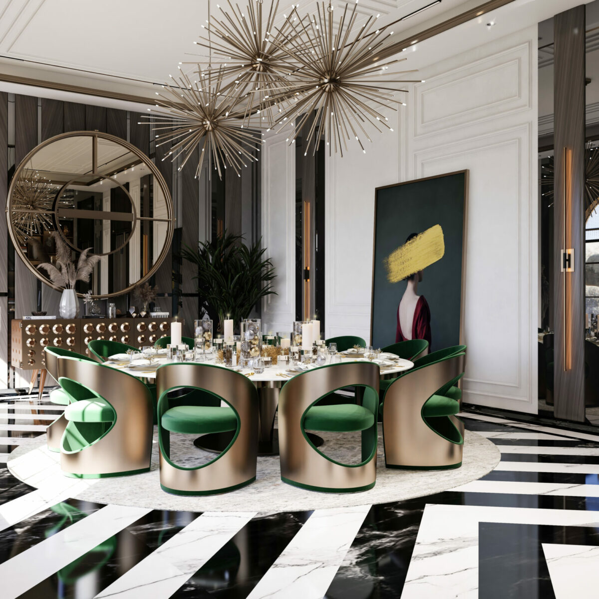 LUXURIOUS DINING ROOM IN EGYPT