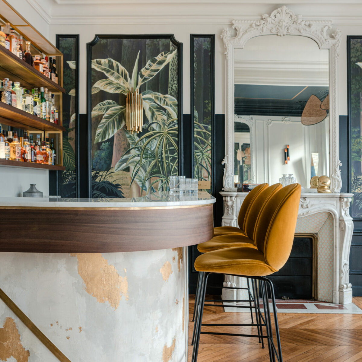 TROPICAL APARTMENT DESIGN IN PARIS