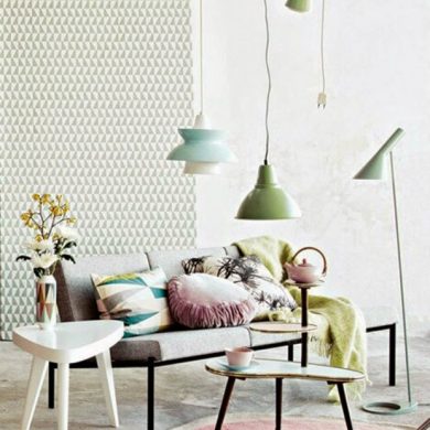 Learn how to decorate with pastel colors floor lamps
