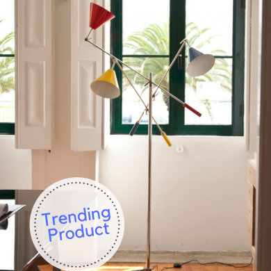 Trending Product_ A Three-Arm Floor Lamp with a Modern Twist FEAT