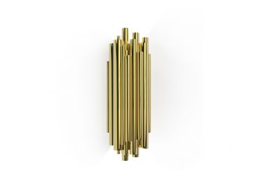 Luxurious Black and Gold Bathroom With Brubeck Wall