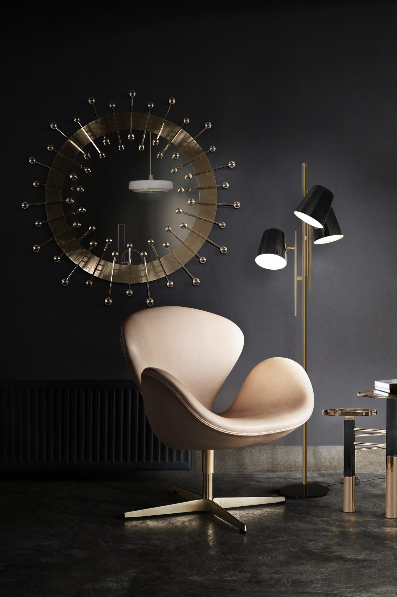DARK MODERN LIVING ROOM DECOR