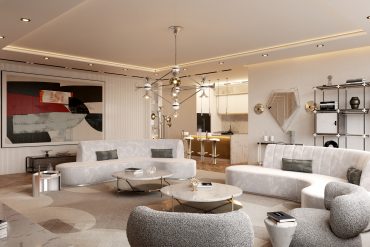 MODERN NEW YORK APARTMENT LIVING ROOM