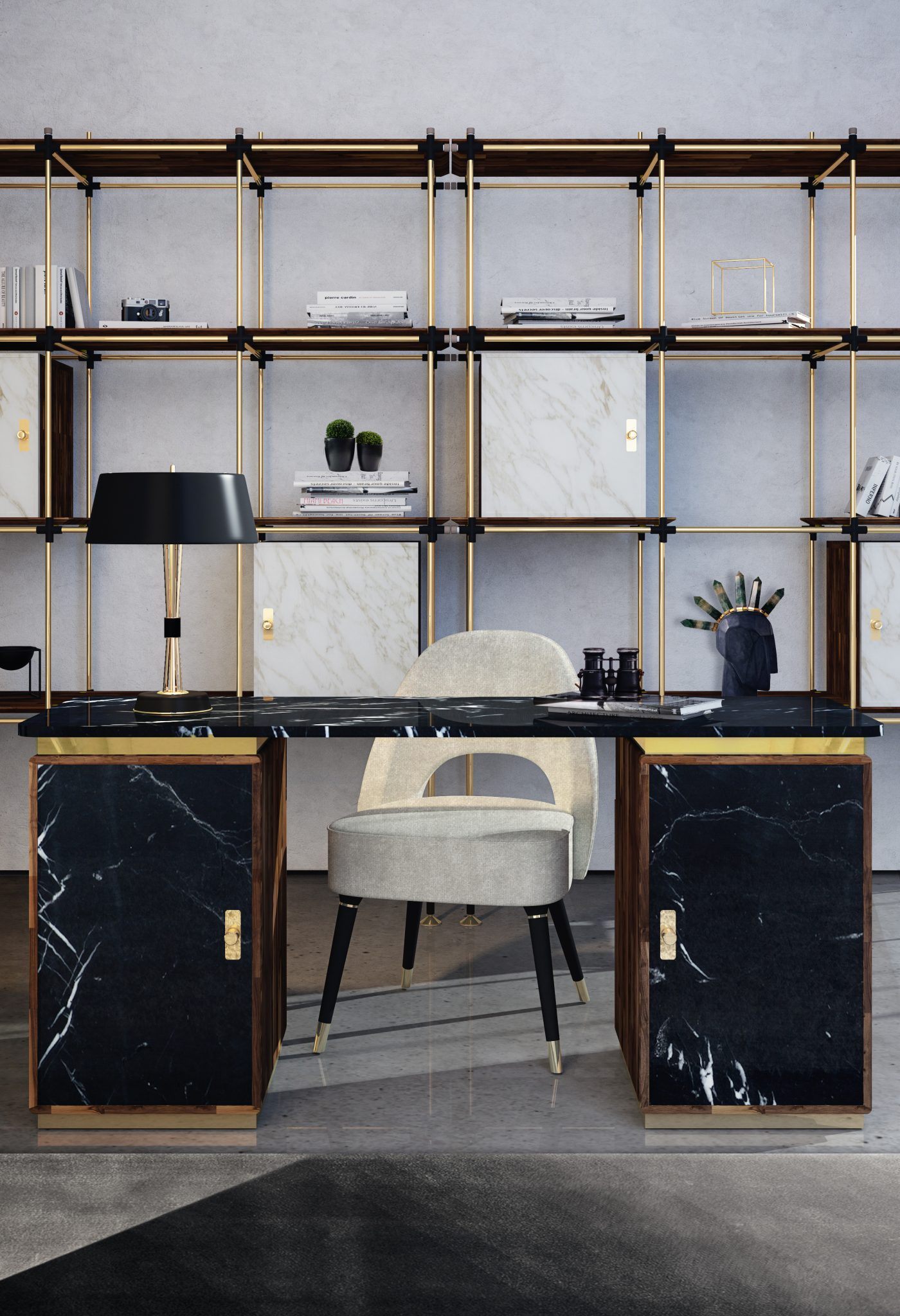 BE INSPIRED WITH A UNIQUE AND SOPHISTICATED MID-CENTURY OFFICE