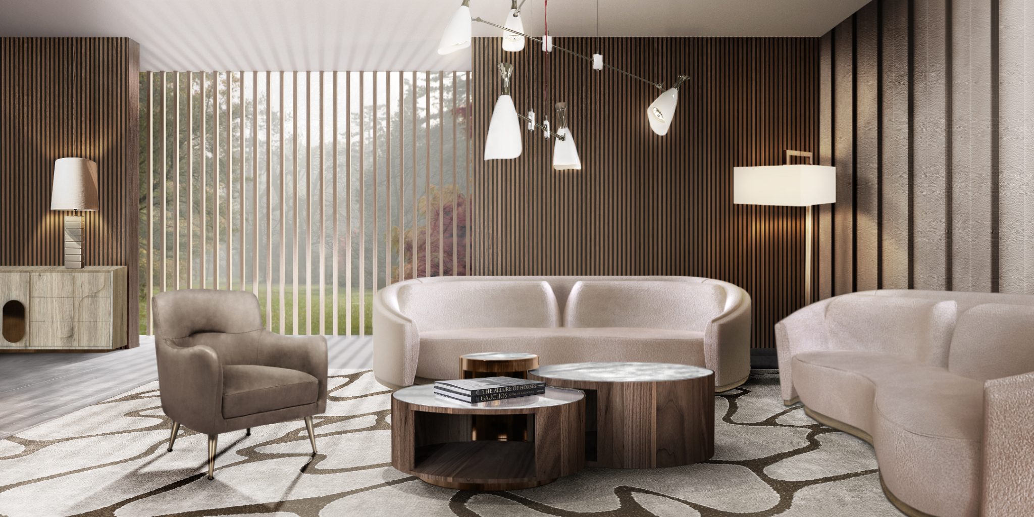 LIVING ROOM STRAIGHT OUT OF A MID-CENTURY DREAM