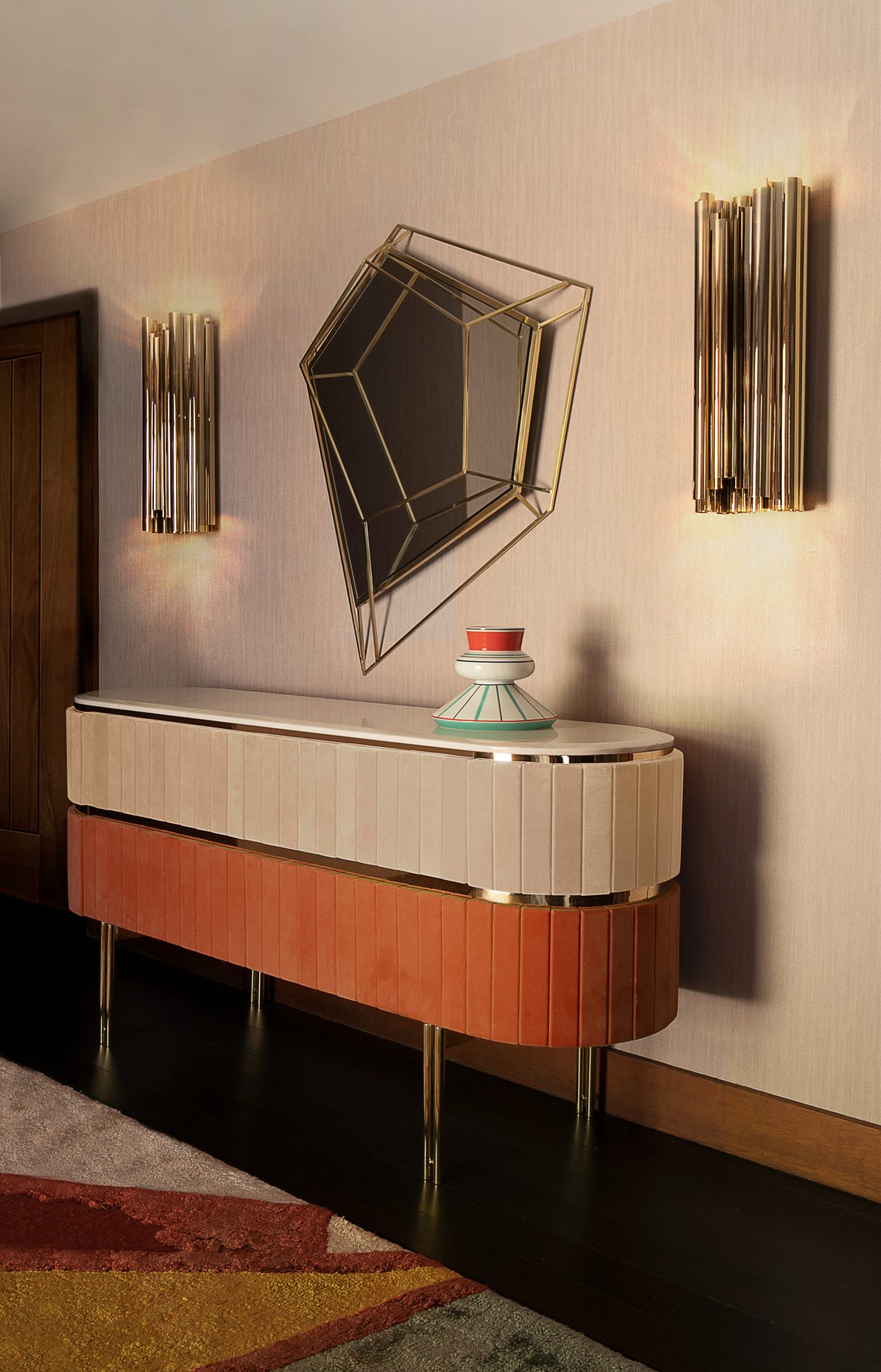 Mid-Century Modern Entryway Decorations