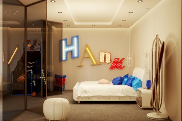 Exclusive Child's Bedroom Decorated With High-End Lighting